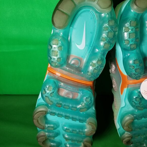 Nike Air VaporMax Plus Mens Size 9.5 Gray Green Athletic Running Shoes Sneakers - Picture 12 of 15